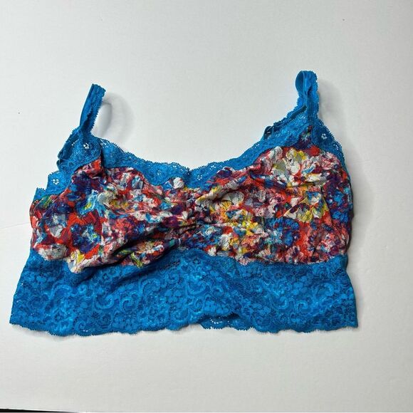 Soma Blue Lace Bandeau bar medium  with Delicate Straps - Picture 5 of 5